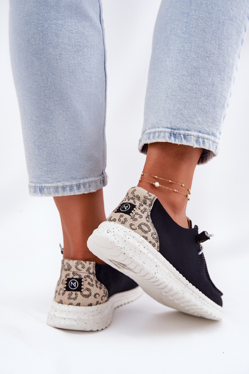 Легкі Текстильні Черевики Для Жінок McKeylor 96116 Чорні