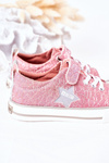 Дитячі кросівки на липучці BIG STAR HH374027 Рожеві