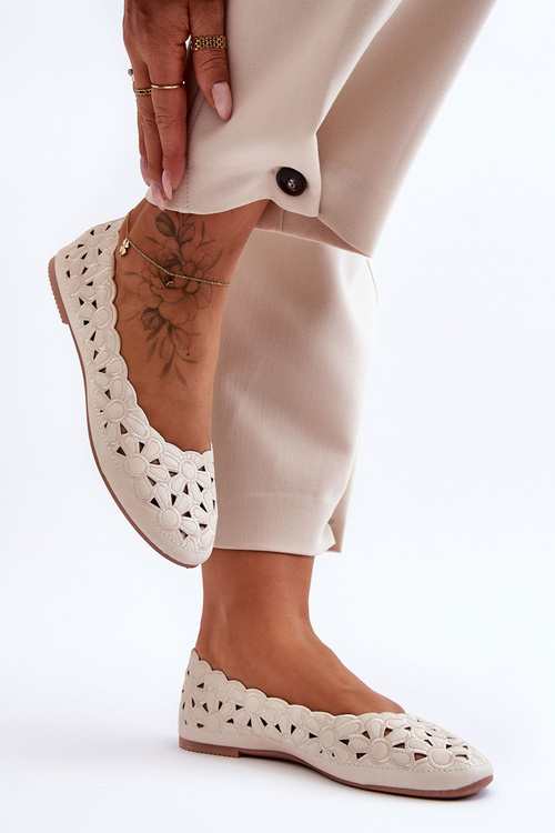 Жіночі блискучі шнурівки бежеві Visionary