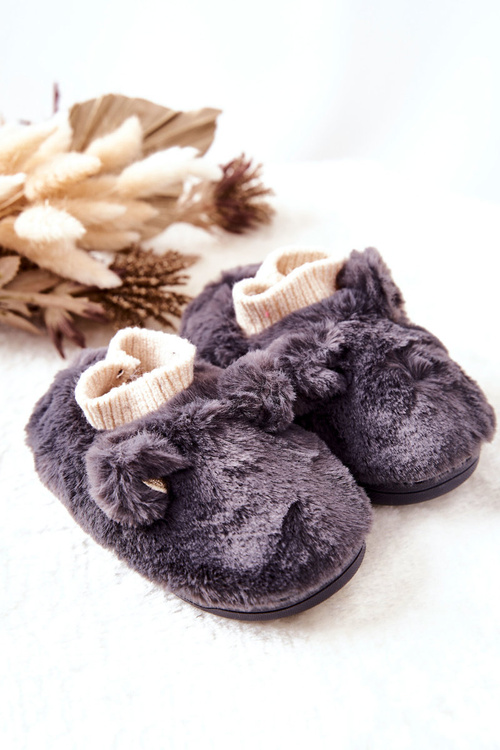 Теплий фліс з рантом Dark Grey Dessi