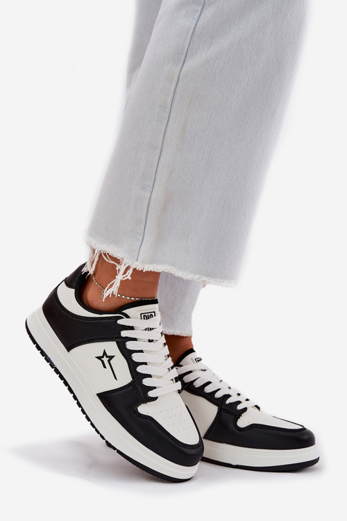 Жіночі Кросівки Big Star RR274A240 HI-POLY SYSTEM Біло-Чорні