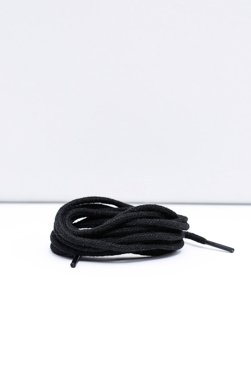 Тонкі круглі шнурки Corbby Black