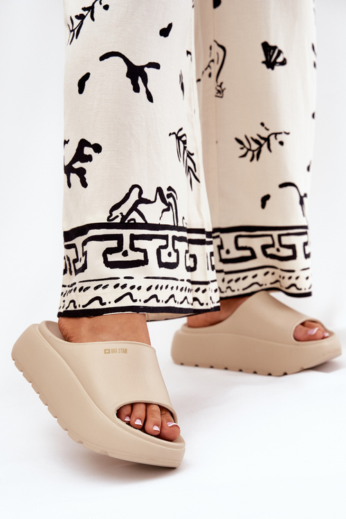 Жіночі Пінні Сандалі На Платформі Big Star RR274A569 Бежеві