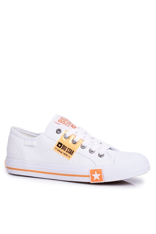 Жіночі ажурні кросівки Big Star FF274035 Білі