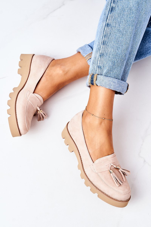 Замшеві мокасини Lewski Shoes 3053 Cappuccino