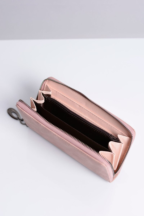 Великий жіночий рожевий гаманець із шпильками