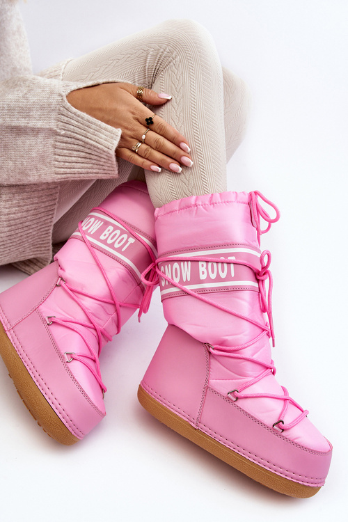 Жіночі високі зимові черевики Pink Venila