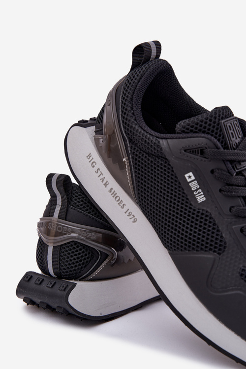 Чоловічі Кросівки На Платформі Big Star RR174361 Hi-Poly System Чорні
