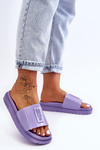 Жіночі тапочки Big Star JJ274A304 фіолетові