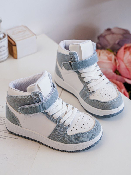 Дитяче спортивне взуття Джинси біло-блакитні Milara