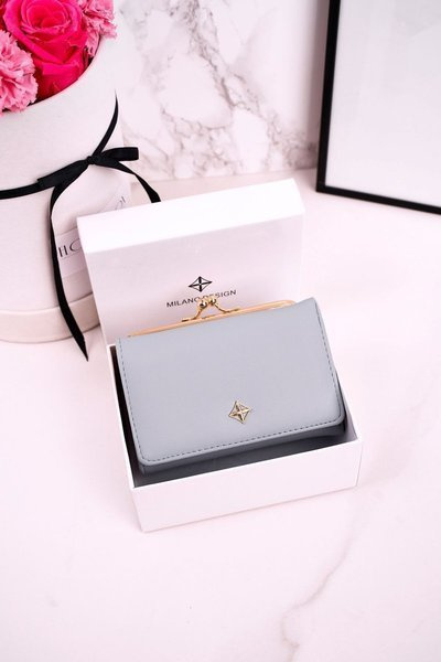 Середній жіночий гаманець на гачку MILANO синій