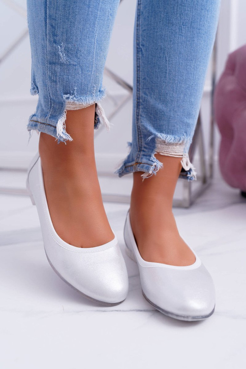 Жіночі балетки Sergio Leone Silver Plex