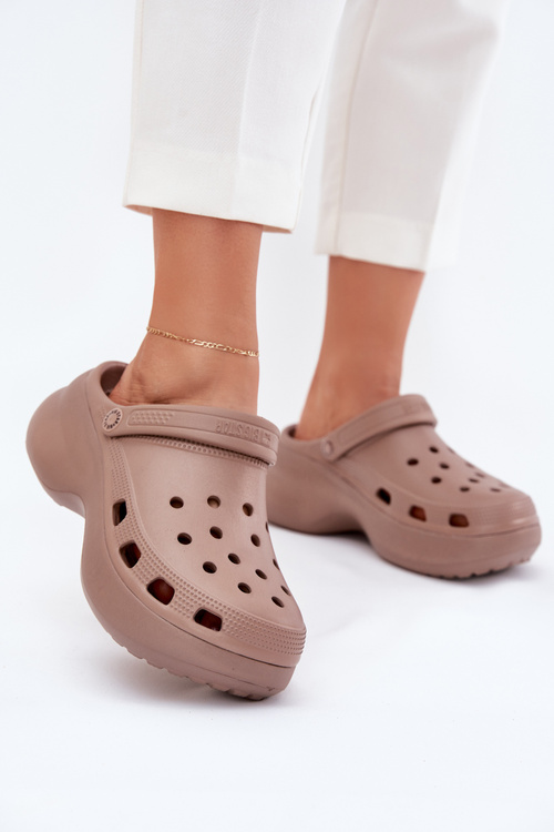 Жіночі Пінні Сандалі На Масивній Підошві Big Star RR274A121 Темно-бежеві