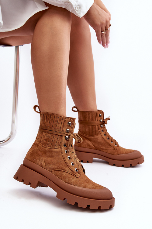 Жіночі черевики Trapper на шнурівці Camel Gordts