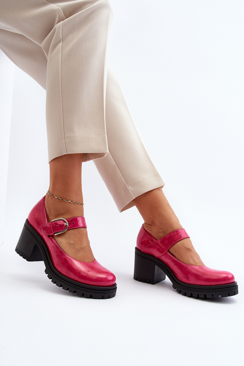 Туфлі з лакованої шкіри Zazoo 20166 кольору фуксії
