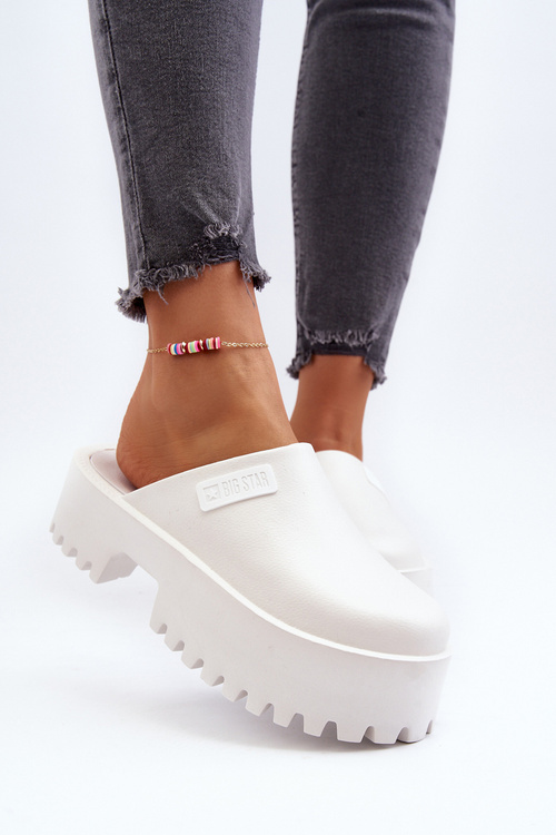 Жіночі шорти на масивній підошві Big Star NN274015 Білі