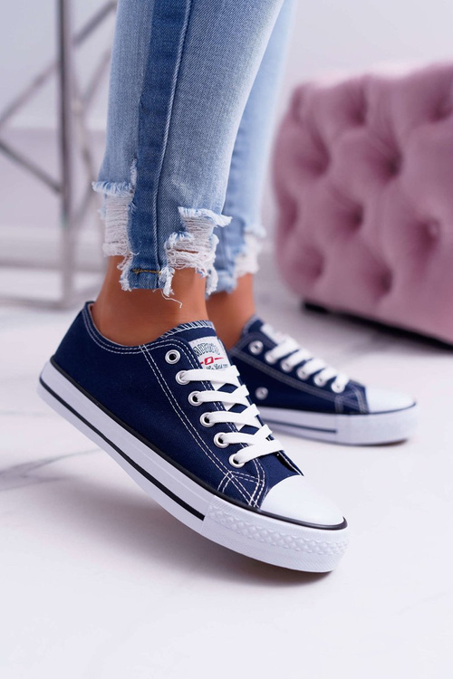 Жіночі низькі кросівки Smith's Navy Blue