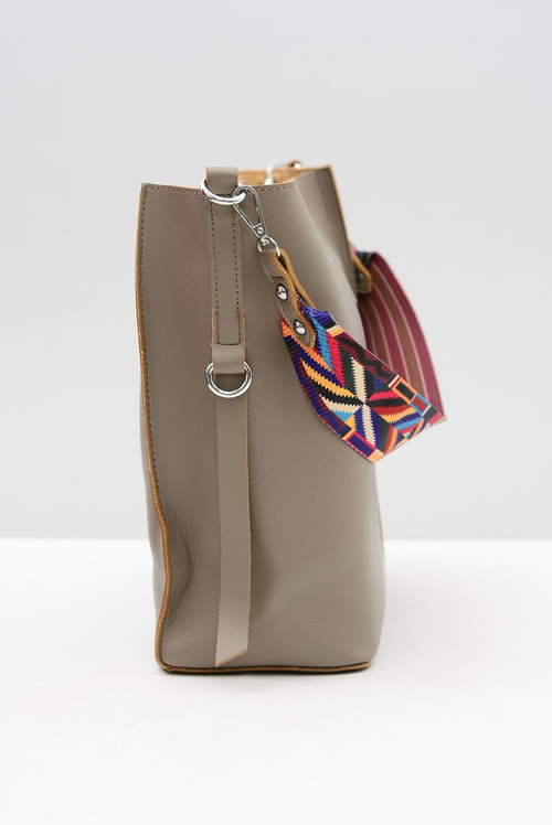 Жіноча велика сумка темно-сіра