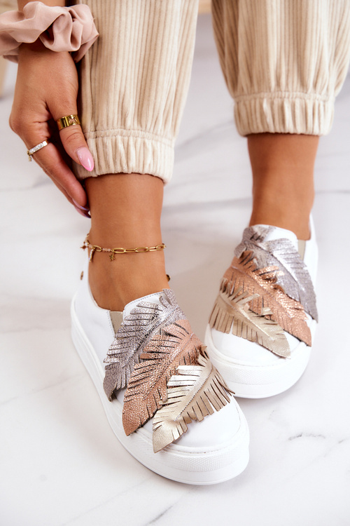 Жіночі шкіряні кросівки Maciejka 05488-11 Білі