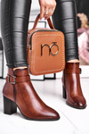 Чоботи жіночі на високих підборах Sergio Leone Brown BT509