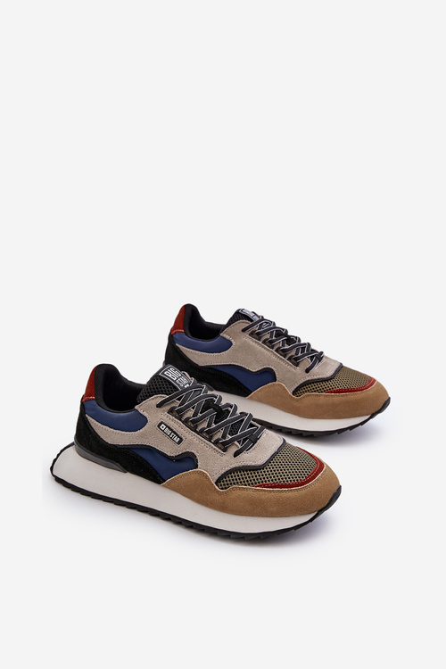 Чоловічі кросівки Big Star NN174320 Memory Foam System Beige-Blue