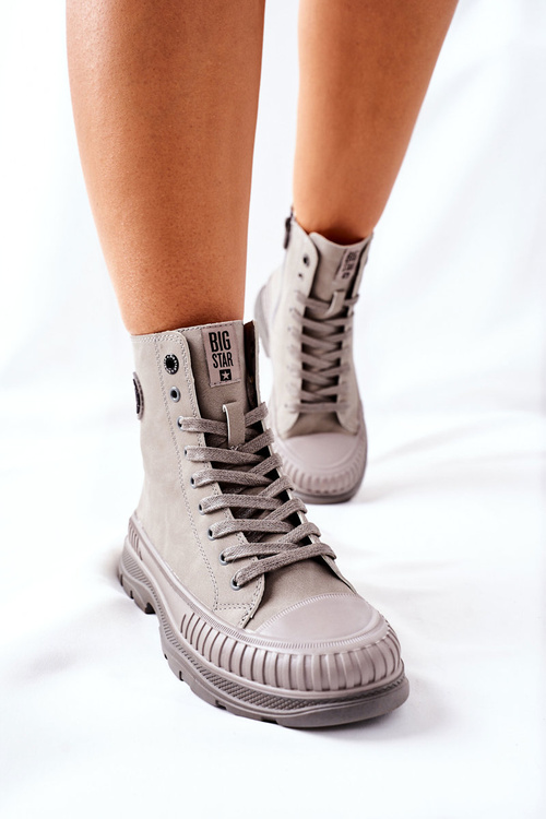 Жіночі туристичні черевики Big Star II274350 сірі
