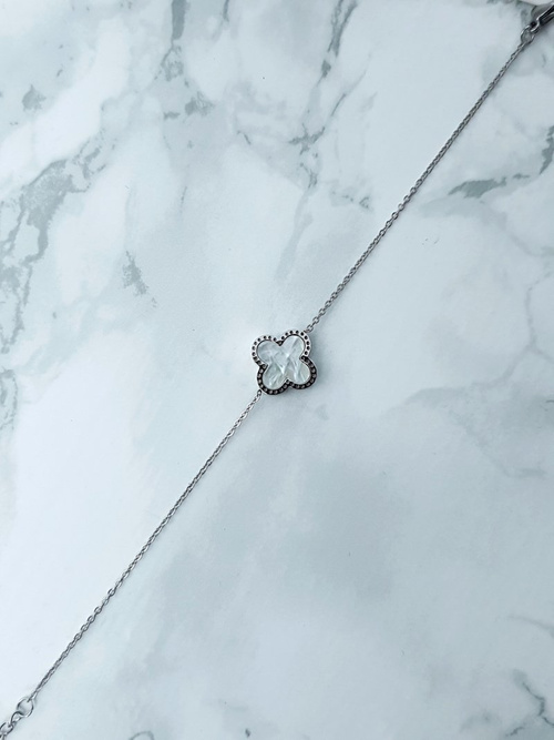 Жіночий браслет-ланцюжок Flower Silver Selene