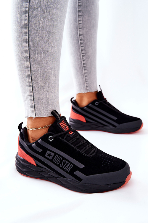 Шкіряне спортивне взуття Big Star II274460 Чорний