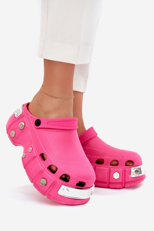 Жіночі Сандалі На Масивній Платформі Фуксія Корина