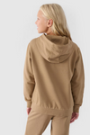 Толстовка без застібки для дівчат однотонна бежева 4F 4FJWMM00TSWSF1316-83S