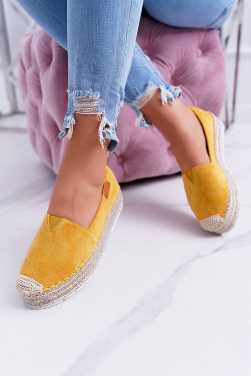 Жовті замшеві еспадрільї Mariako