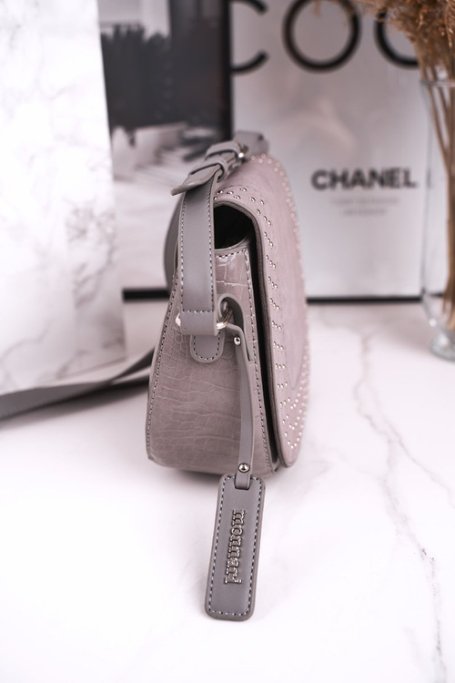 Жіноча сумка MONNARI BAG4250-019 сіра замша