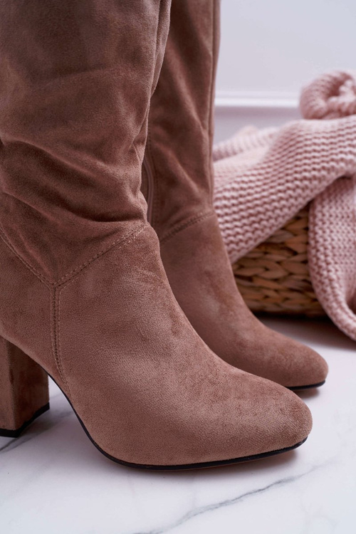 Жіночі чоботи кольору хакі Mercure