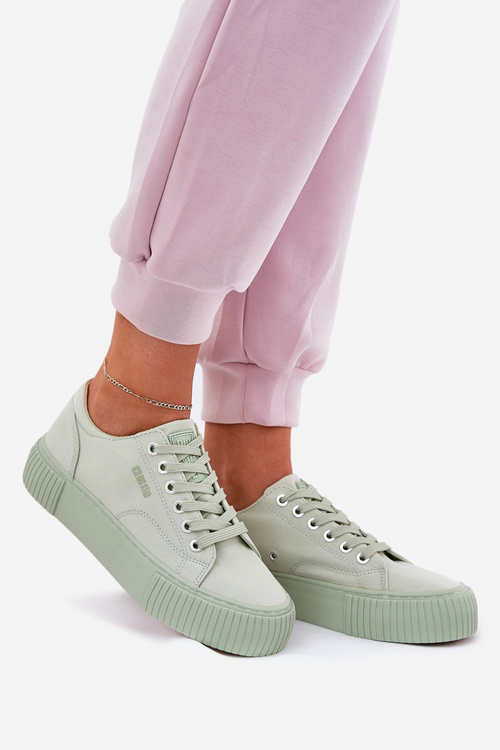 Жіночі текстильні кросівки Big Star RR274408 зелені