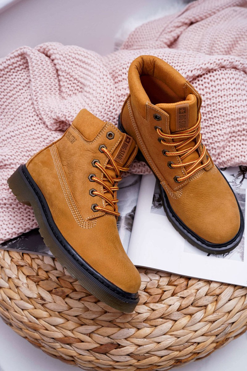 Жіночі чоботи Trappers Big Star Camel EE274013