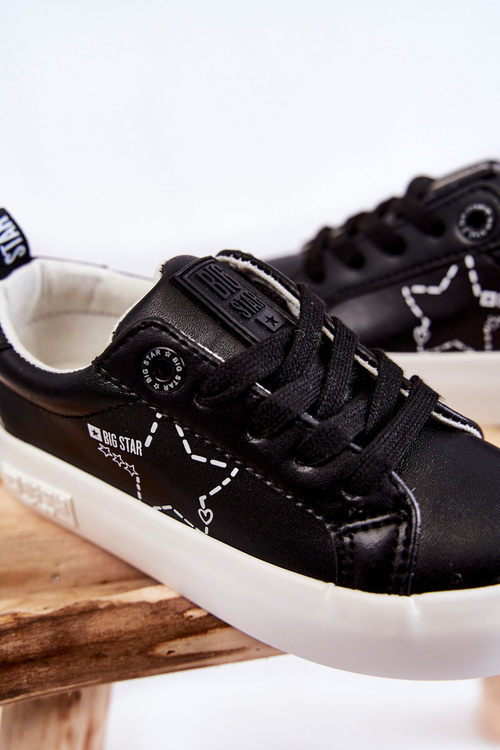 Дитяче спортивне взуття на шнурівці Big Star KK374223 Чорний