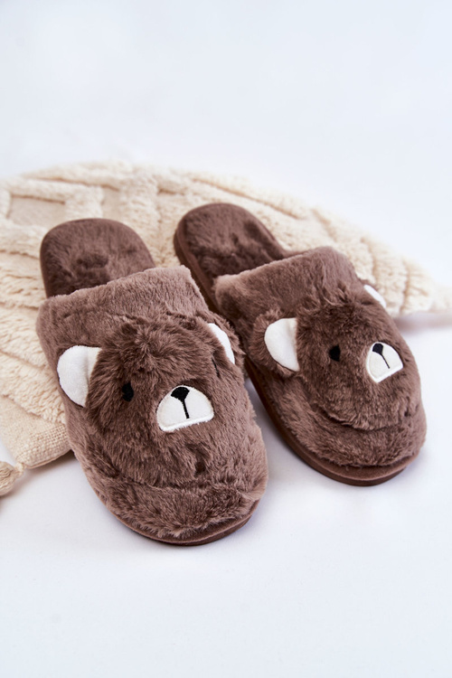 Жіночі хутряні тапочки з Teddy Brown Solly