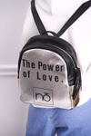 Класичний жіночий рюкзак Nobo Black Silver NBAG-I1990-CM20