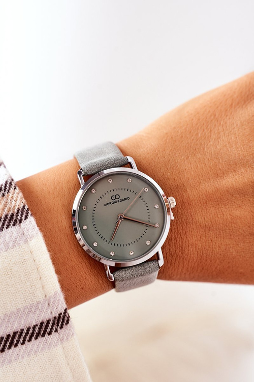 Годинник на шкіряному ремінці Giorgio&Dario Mint