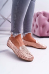 Жіночі плетені балерини Lu Boo Rose Gold 4Ever