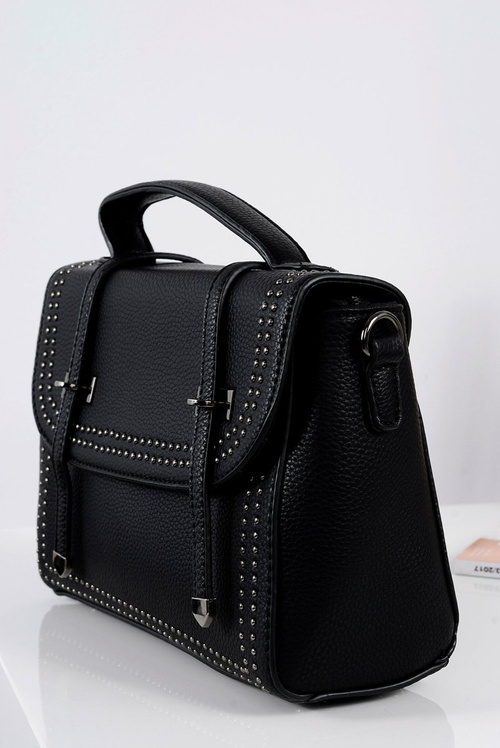 Чорна жіноча сумочка Letterpack Chest Jetted