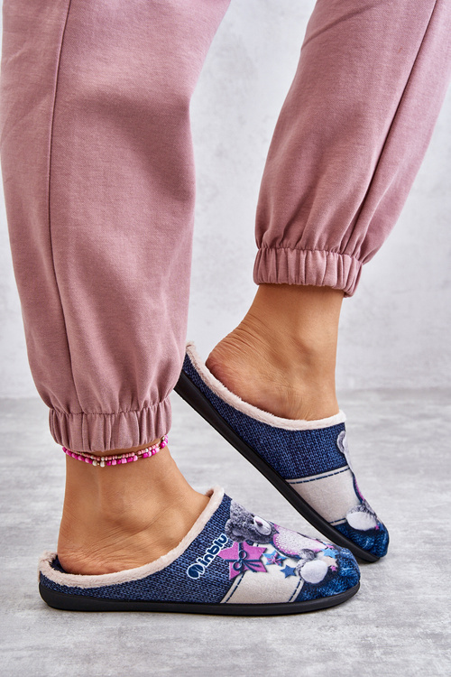 В'єтнамки Befado Teddy Bear With Heart 155D210 Navy Blue