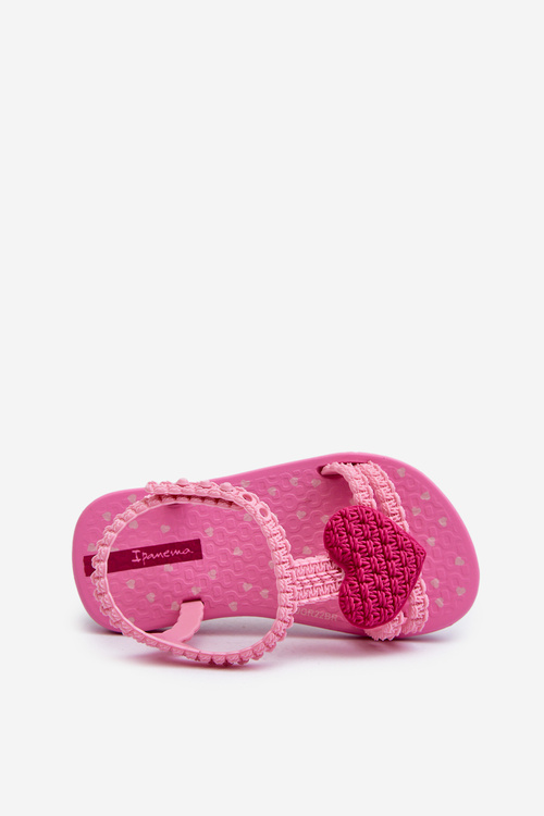 Дитячі босоніжки з сердечком 81997 Ipanema My First Baby рожеві
