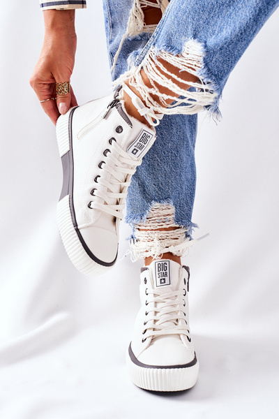 Високі утеплені кросівки Big Star II274158 Білі