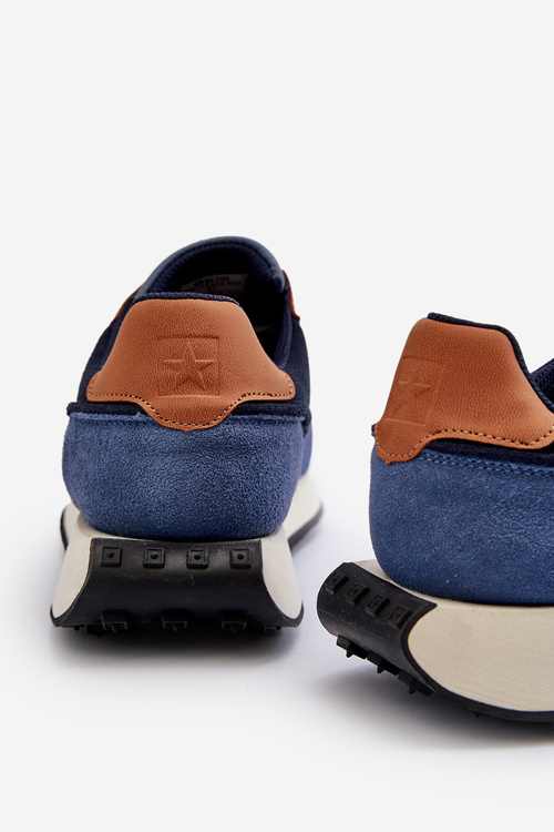 Чоловічі кросівки з системою Memory Foam Big Star NN174356 Темно-синій