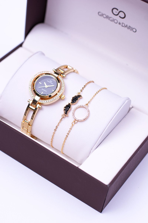 Золотий набір Giorgio Dario Crystals Two Bracelets