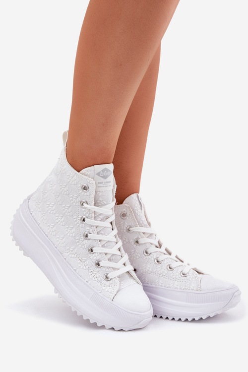 Високі Жіночі Кросівки Lee Cooper LCW-25-31-3461L Білі