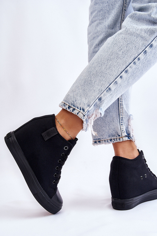 Високі кросівки Hidden Wedge Big Star LL274034 Чорні