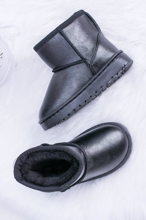 Утеплені дитячі чоботи Scooby Boots чорного кольору