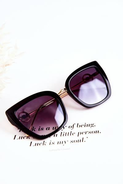 Жіночі сонцезахисні окуляри Cat Eye M2351 Чорні